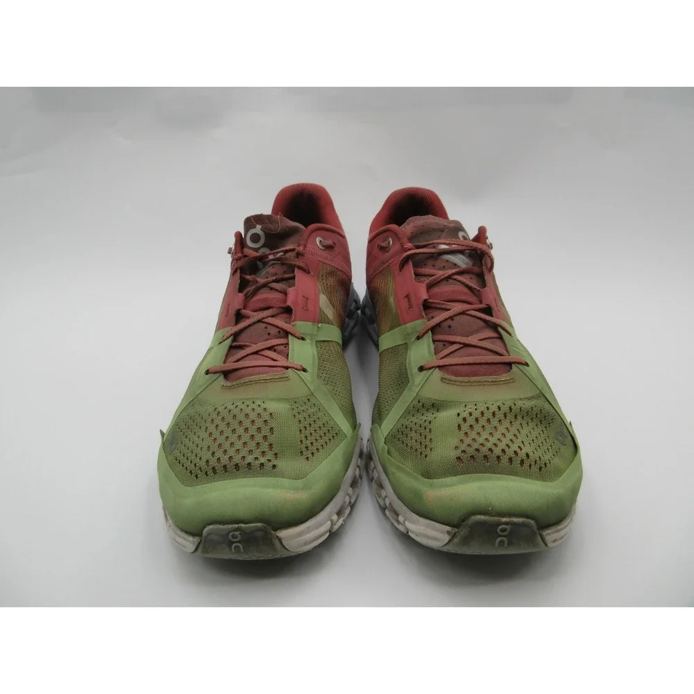 On Running Cloudsurfer Shoes Womens Size 11 Pink Green CloudTec Athletic